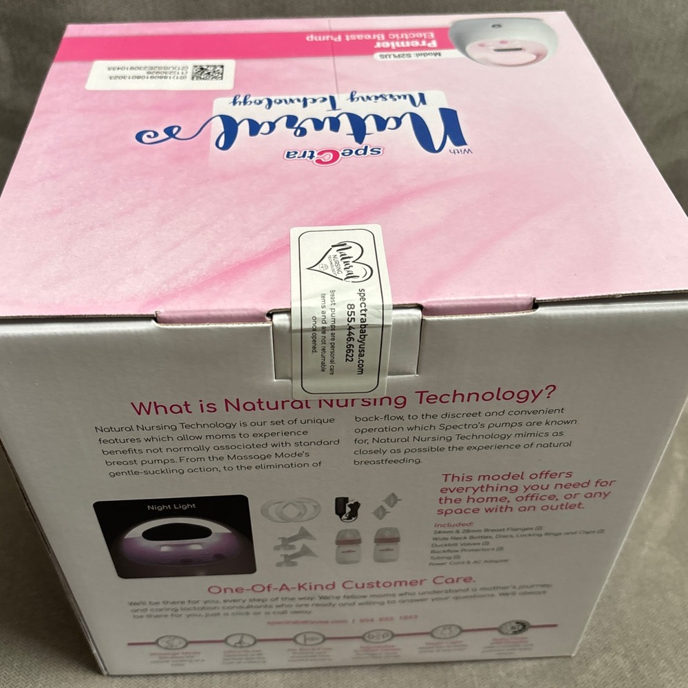 Brand New S2 Premier Spectra Pink Electric Breast Pump with extra flanges& parts - Picture 2 of 4